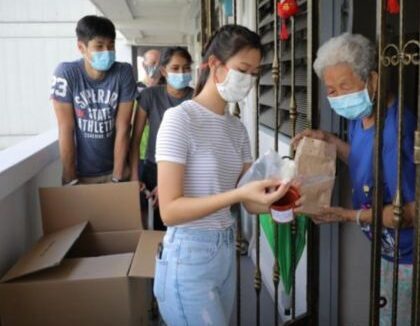 Bag of Love CSR Project: Distributing daily essentials to residents who need them the most.
