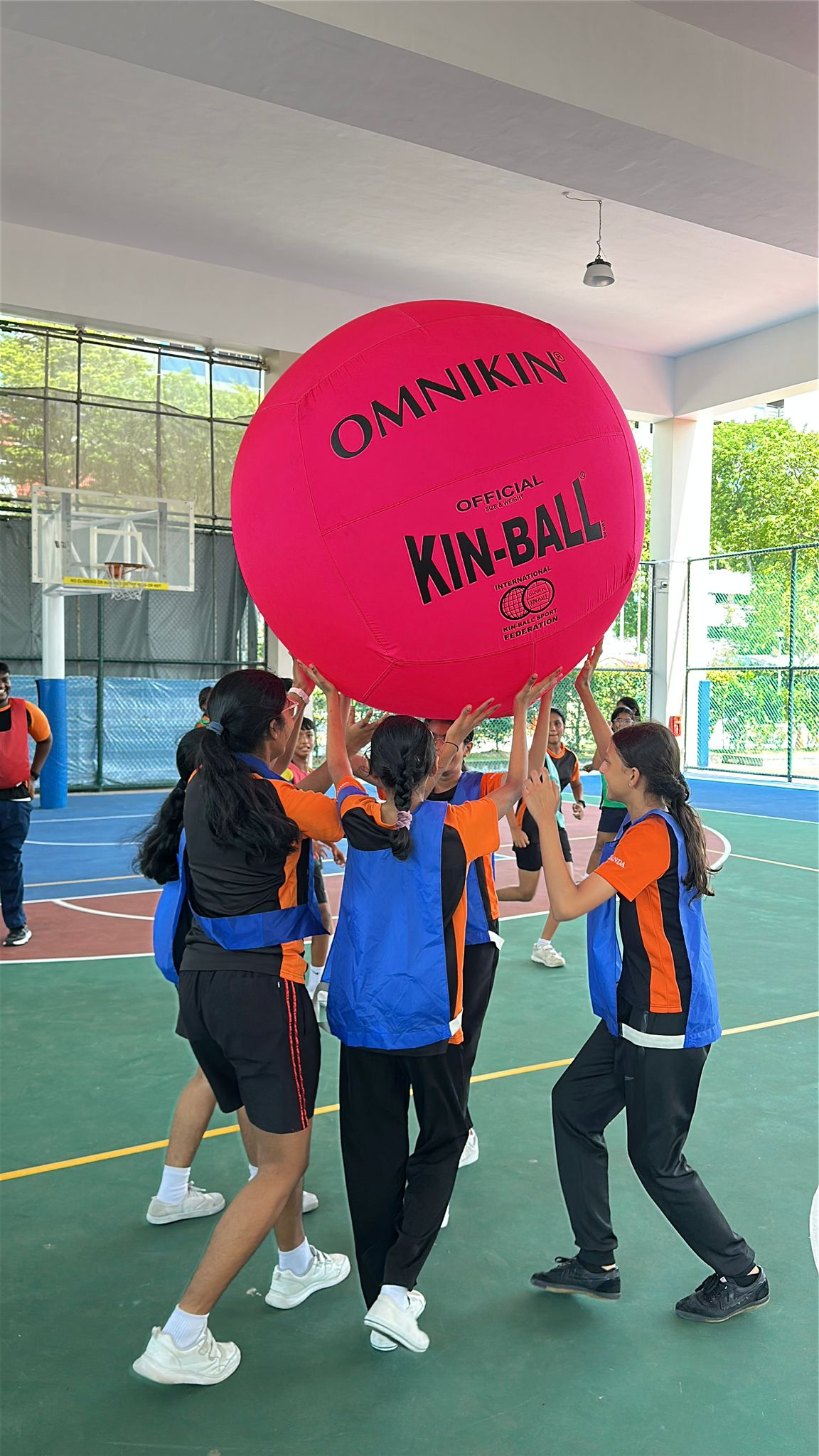 Kinball sports for youths in Singapore to stay healthy and active