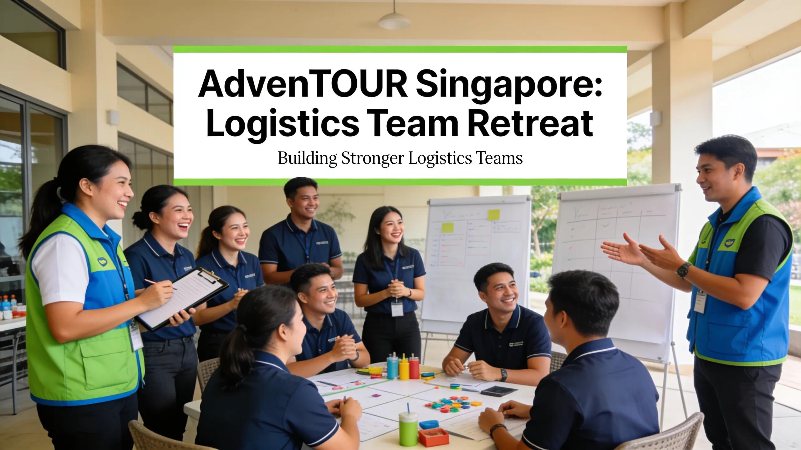 Organized corporate retreat logistics by AdvenTOUR Singapore emphasizing teamwork and professional development