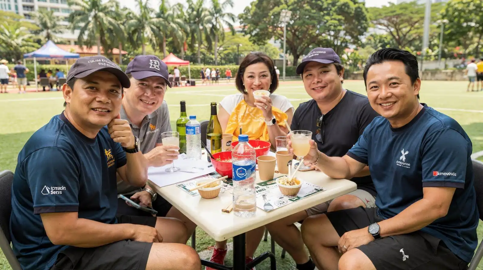 Corporate Sports Day formats feature field games, track events, and custom Olympic-style challenges designed