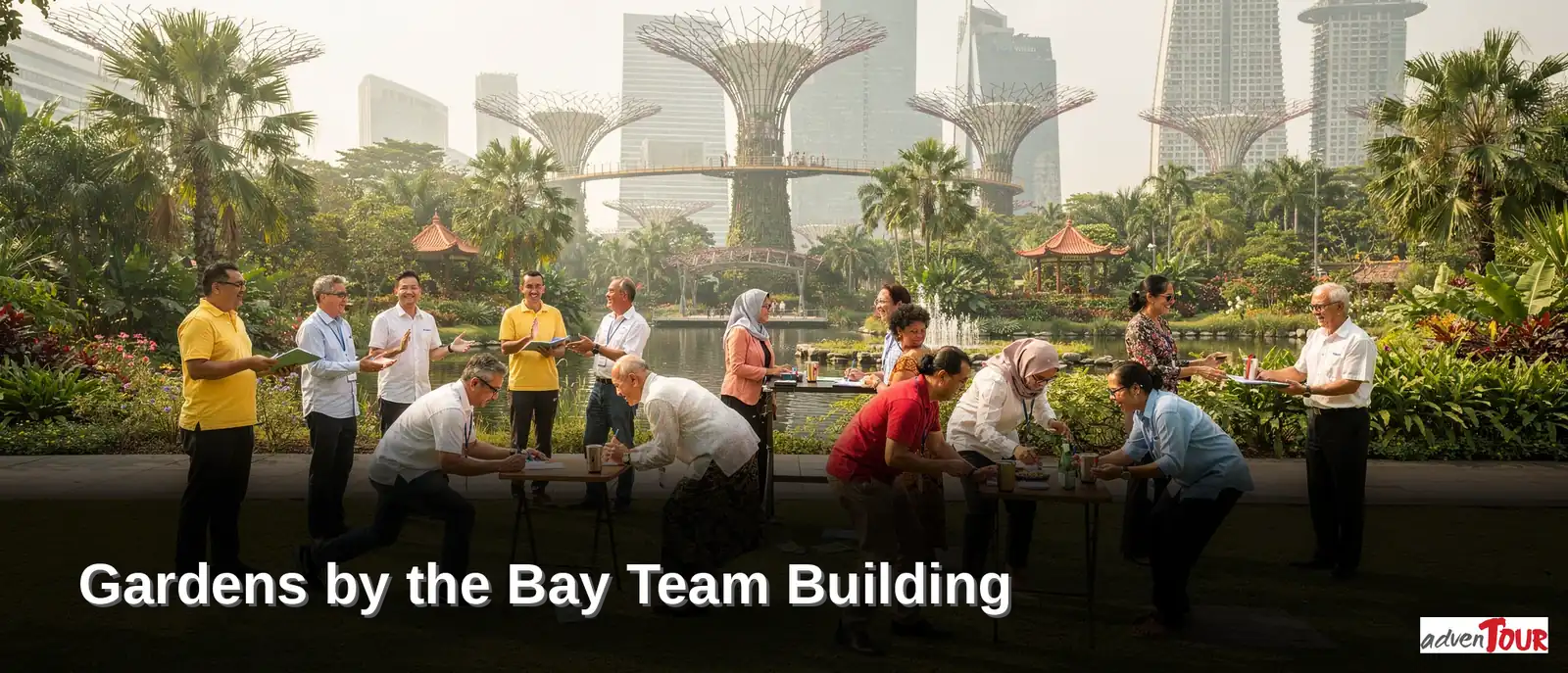 Gardens by the Bay is an unmatched, safe venue for team bonding, valued for its