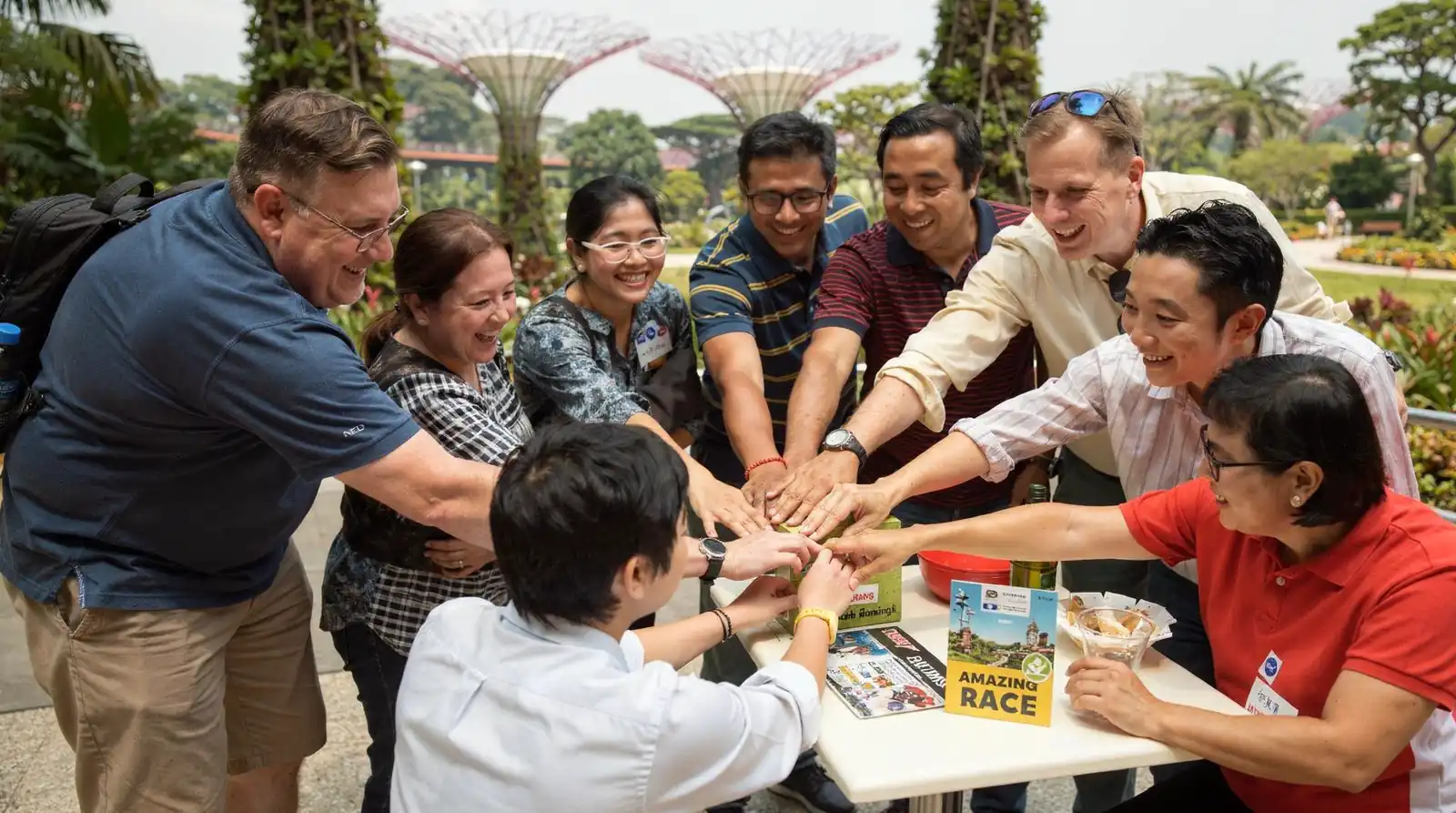 Garden Odyssey is a dynamic outdoor teambuilding programme inspired by the Amazing Race and set
