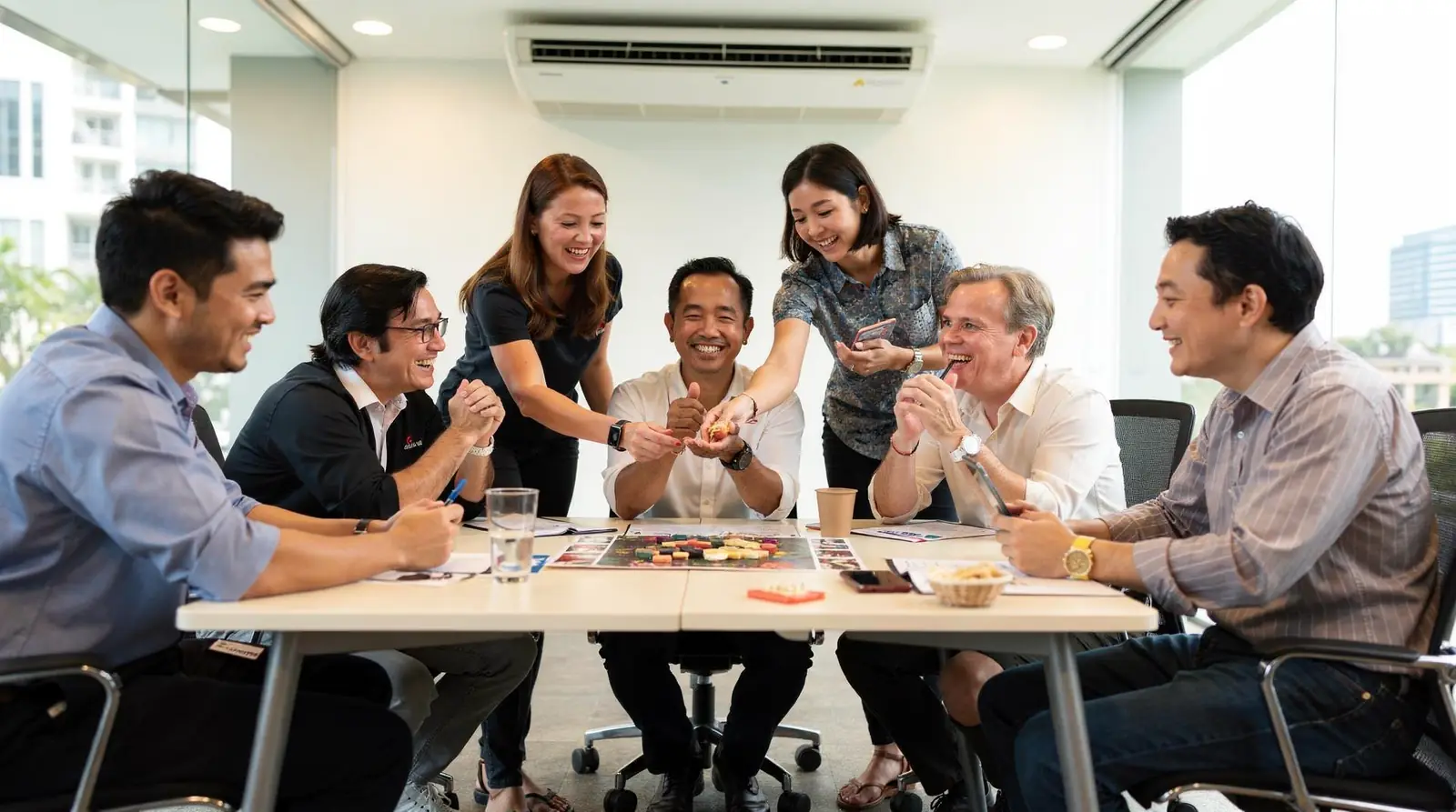 Adventour Singapore runs a range of organic indoor formats: Minute to Win It, Shark Tank, and Brick-a-Drone