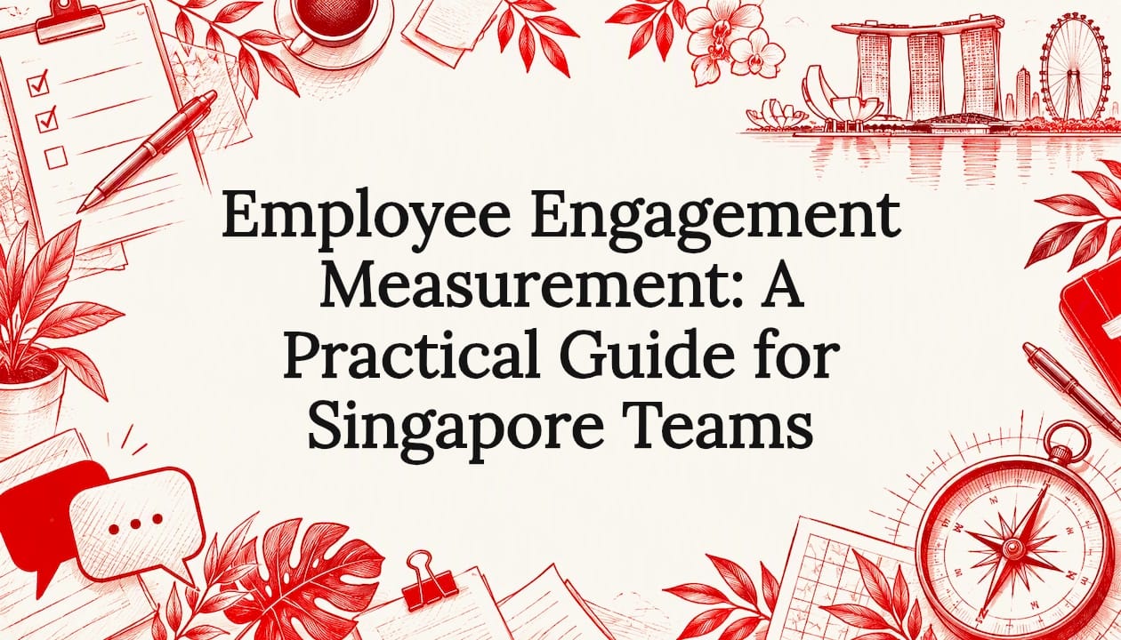 Sketch-framed employee engagement title card